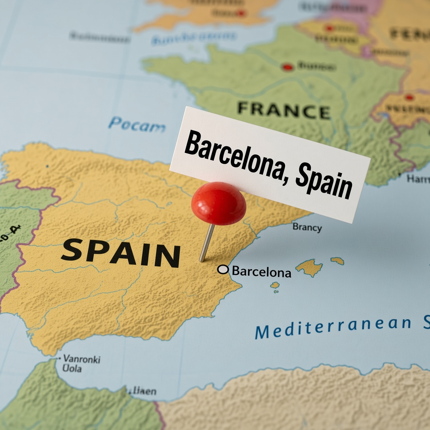 Map of Barcelona