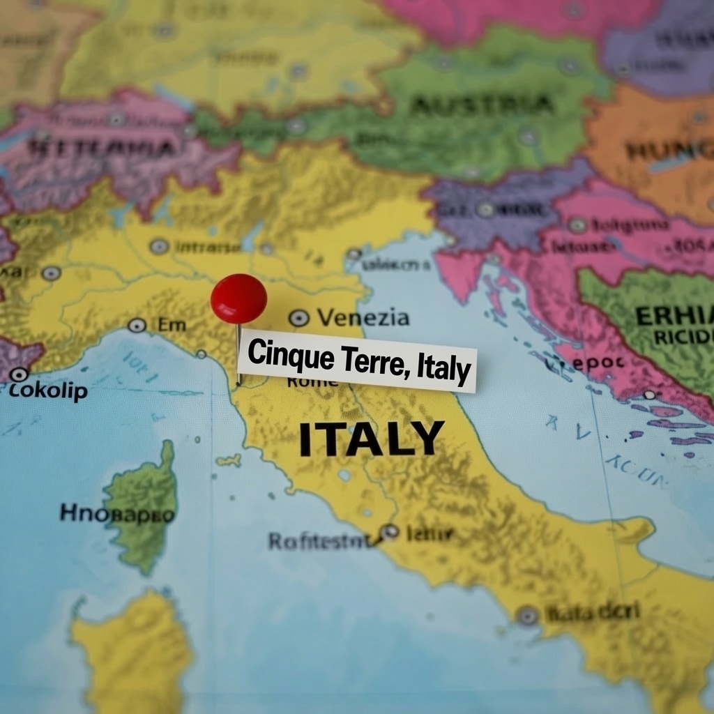 Map of Cinque Terre