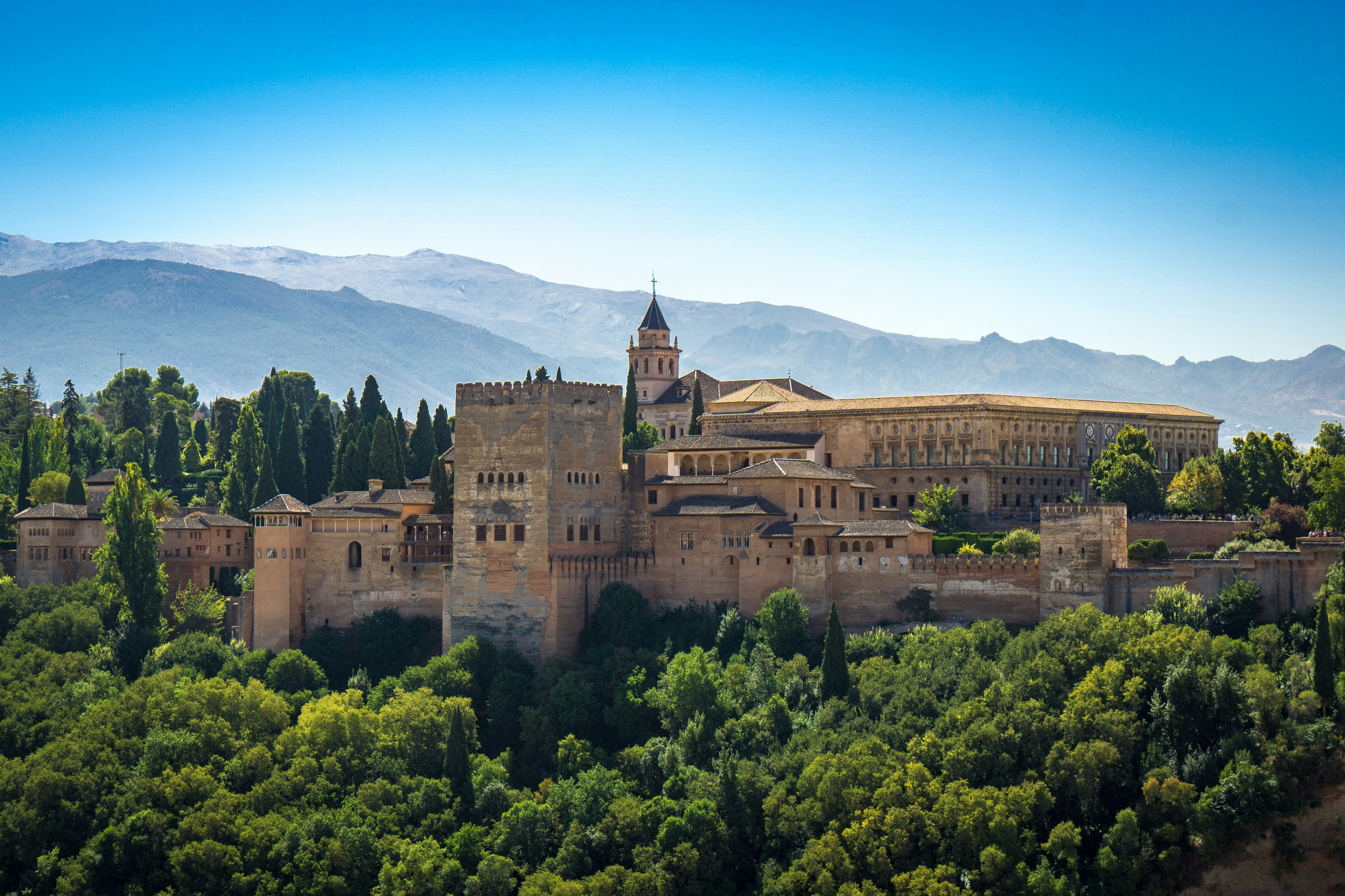 Granada and the Alhambra hills