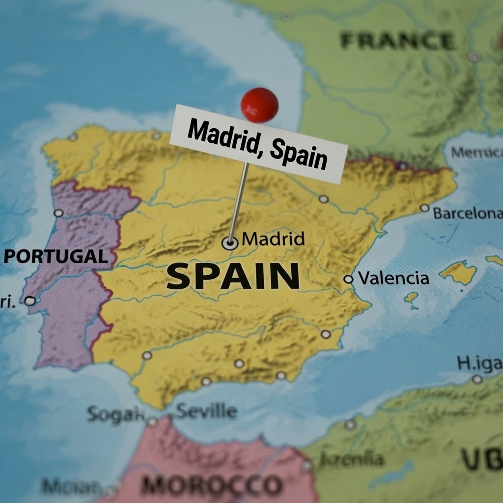 Map of Madrid