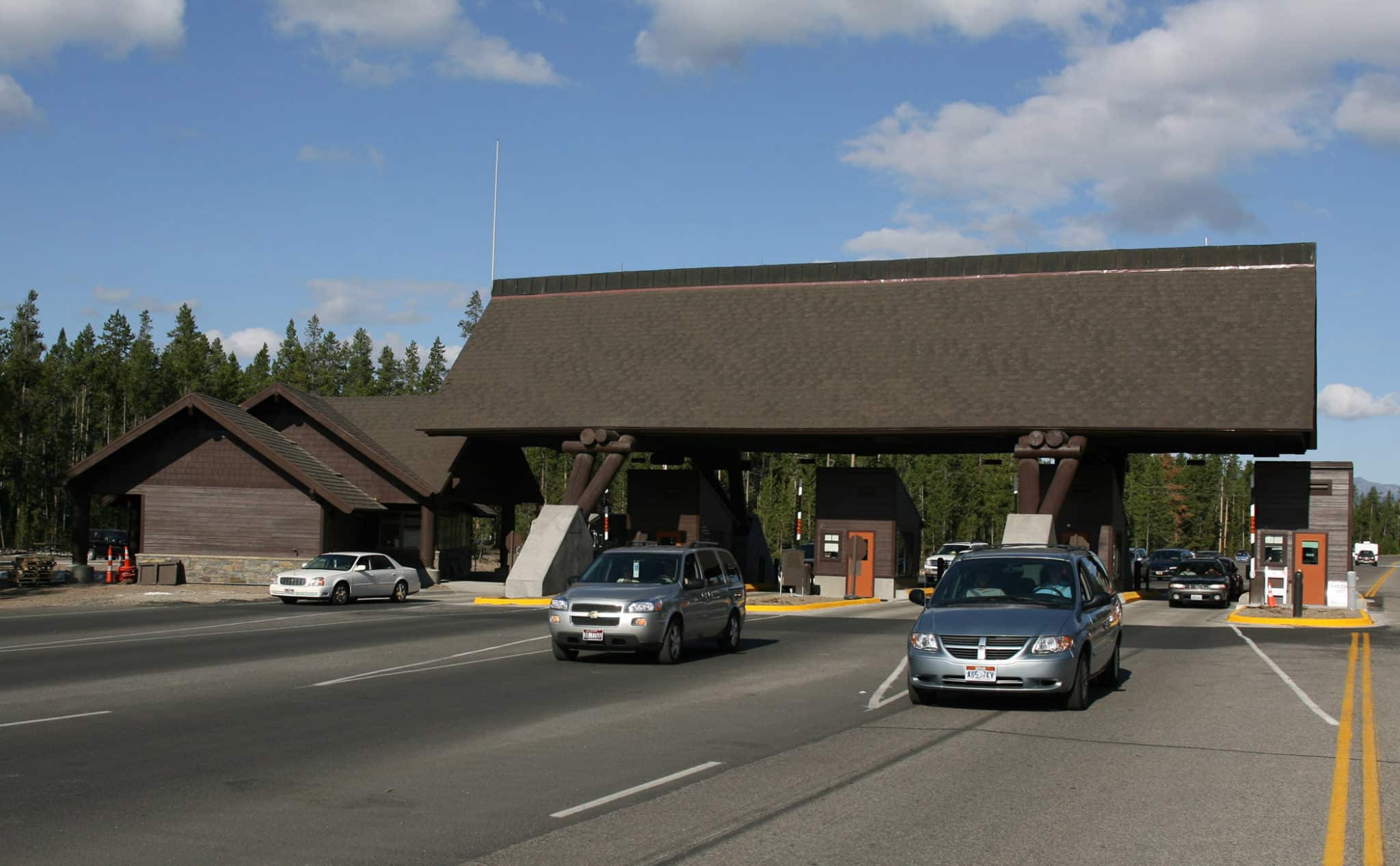 National park pass covering Yellowstone and Grand Teton