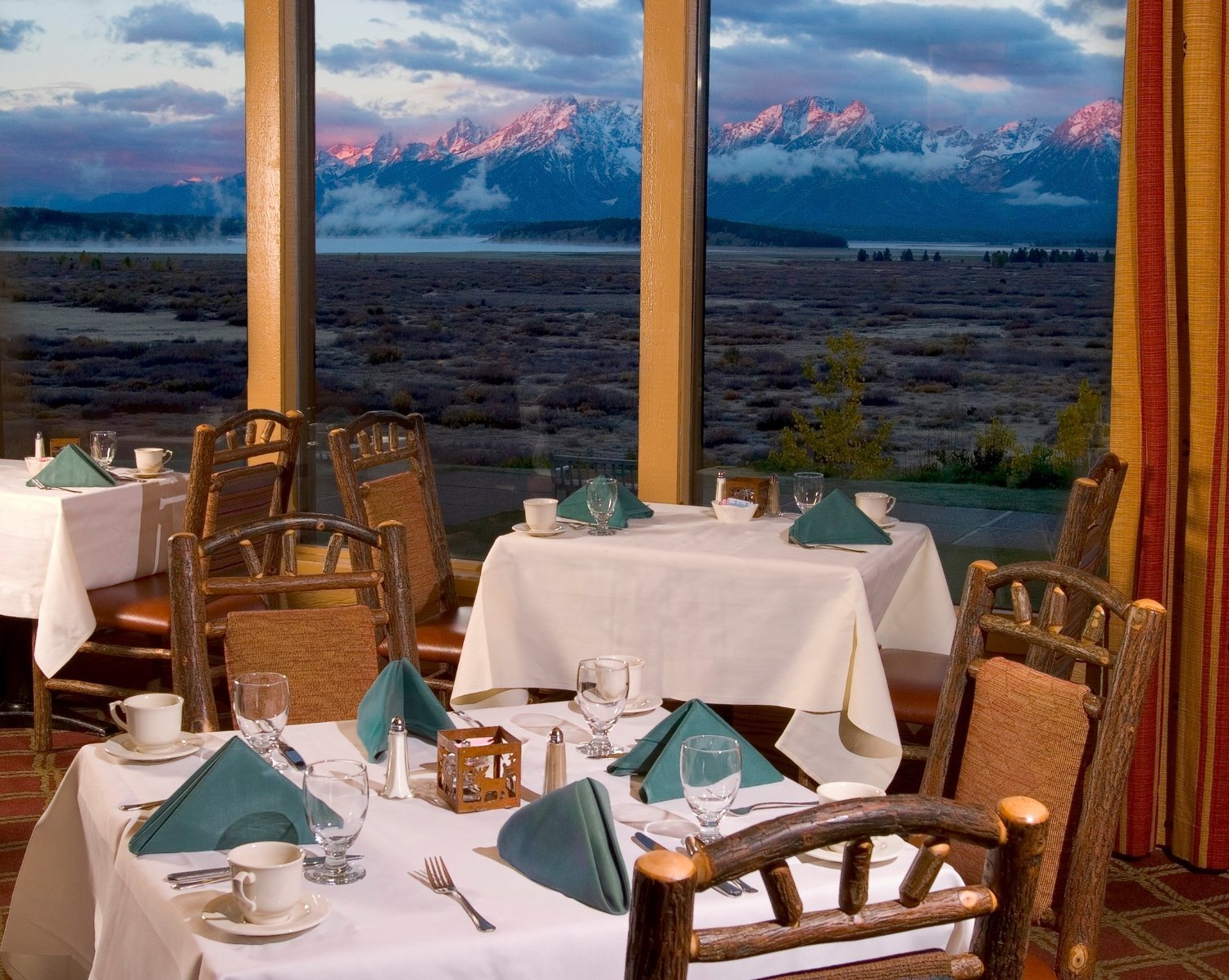 Dinner at Jackson Lake Lodge