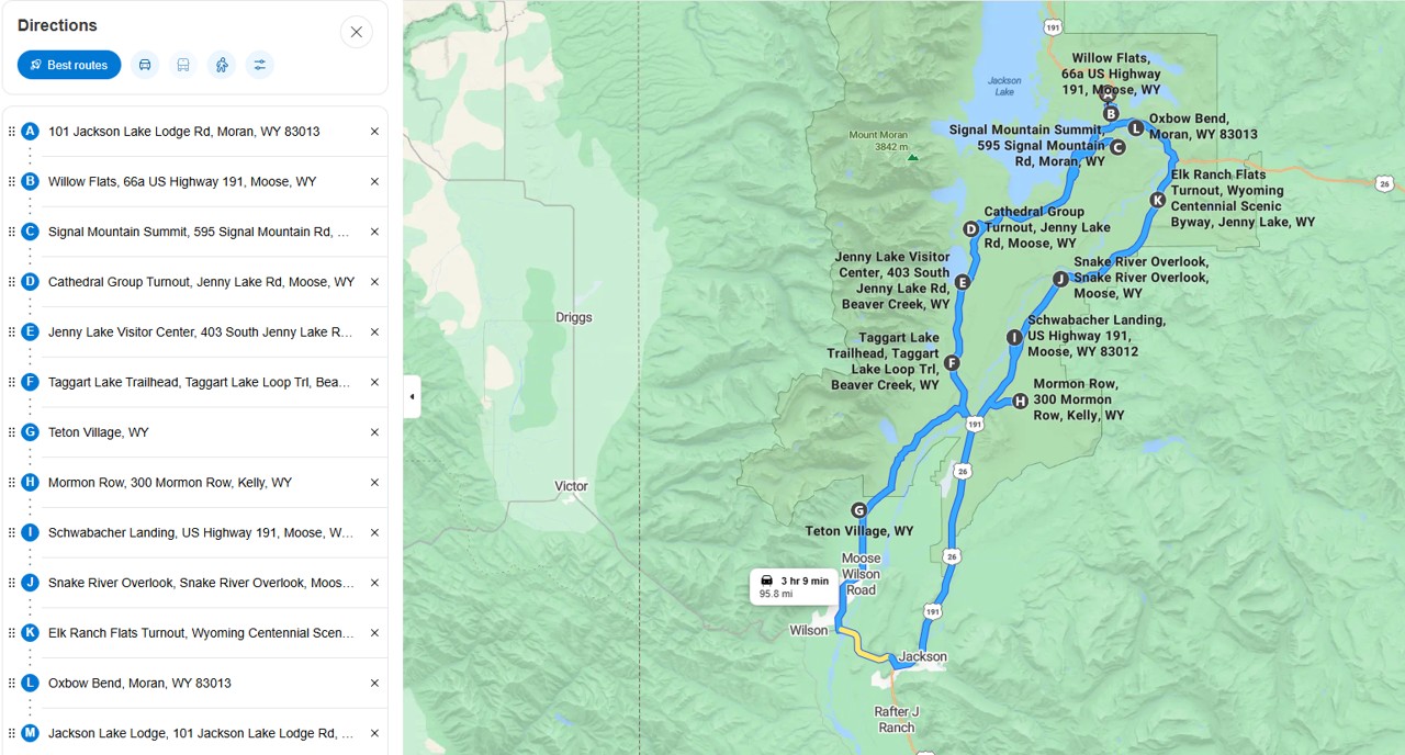 Day 4 full Grand Teton loop